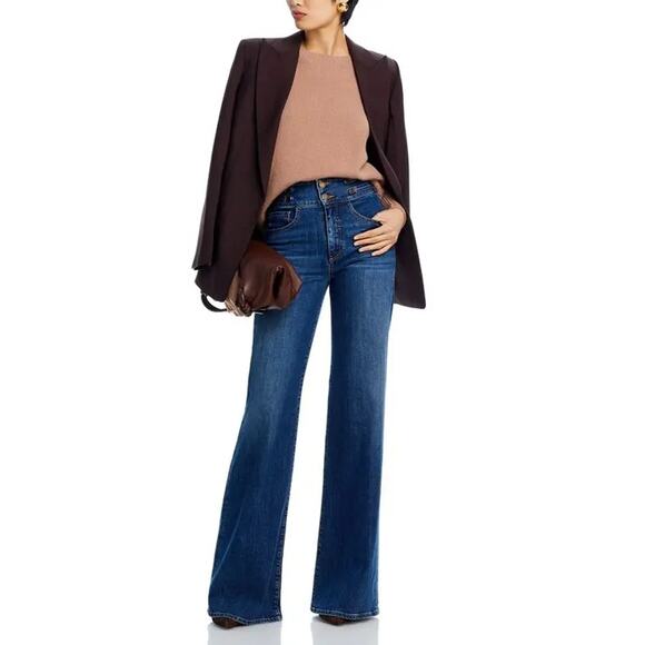 C by Bloomingdale's Women Camel Cashmere Knit Classic Crewneck Sweater Size XXL - Picture 5 of 6